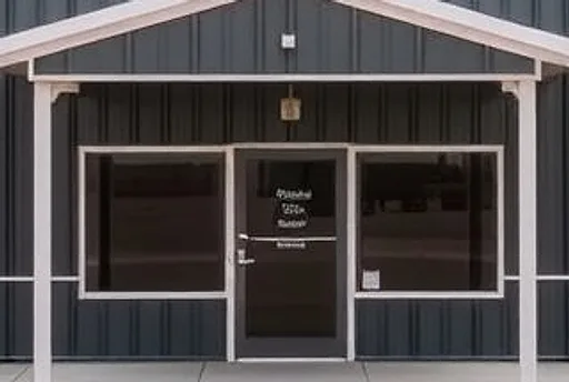 After: metal building storefront windows