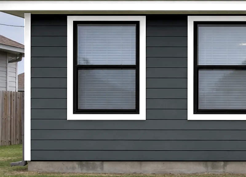 After: lap siding wall and corner