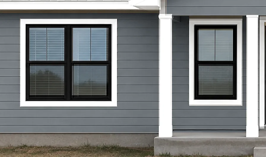 After: front picture window