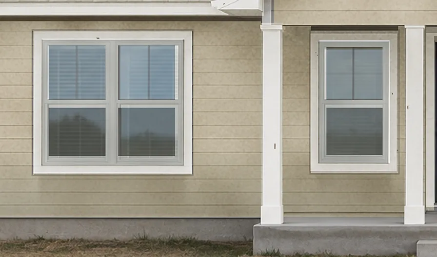 Before: front picture window
