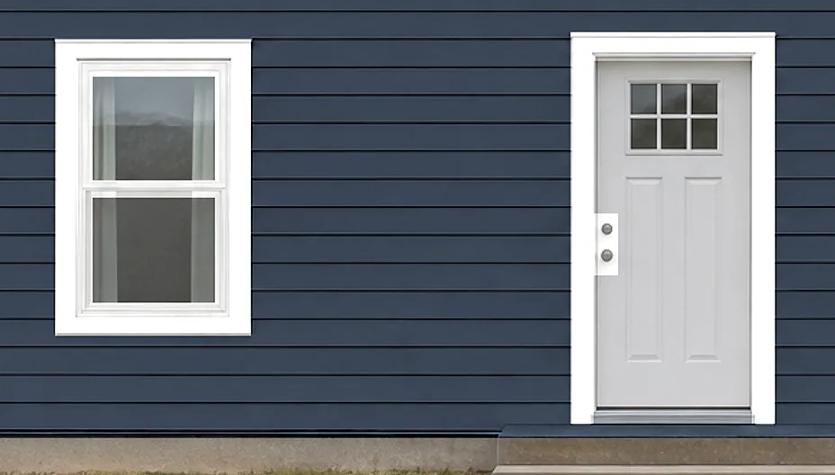 After: front window beside the entry door